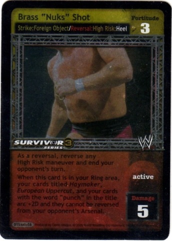 Brass Nuks Shot (SS3) Foil